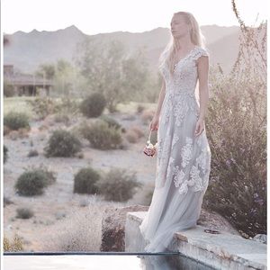 Light Grey Bridesmaid/Wedding/Prom/Formal Dress